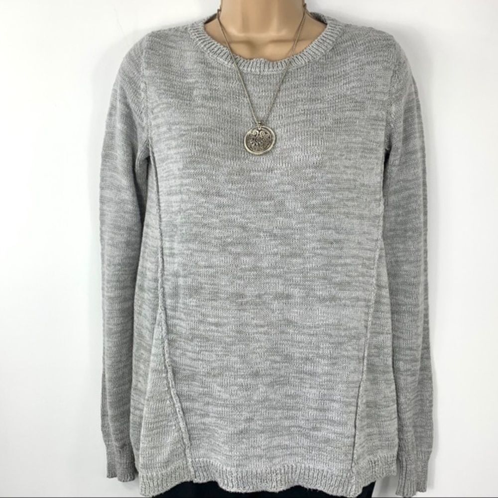 Jolt Gray & White Knit‎ Sweater
